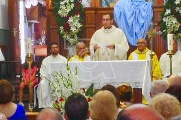 Telde rinde honores a su alcaldesa perpetua (Foto Miguel Florido)